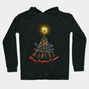 Merry Christmas Warrior (black) Hoodie